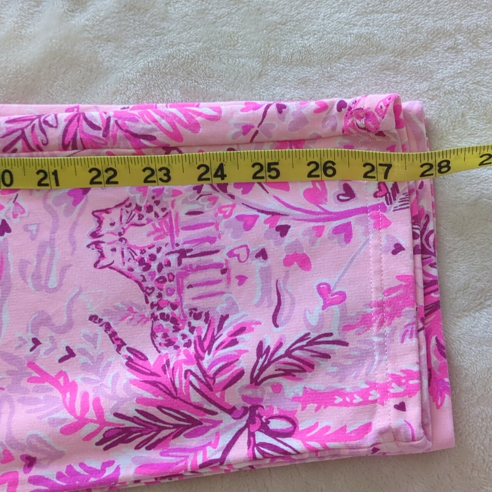 Lilly Pulitzer Emora Knit Pull-on Pants Jogger Pink Blossom Wild About You Small - Picture 13 of 16